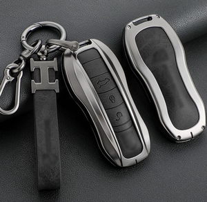 Elegante di lusso in lega di zinco in metallo copertura portachiavi per auto <span class=keywords><strong>porche</strong></span> chiave decorazione - Product Image 4