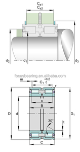 Roulement à rouleaux cylindrique de SL045036-<span class=keywords><strong>D</strong></span>-PP à rouleaux de complément complet de 180x280x136mm utilisé pour le laminoir - Product Image 5