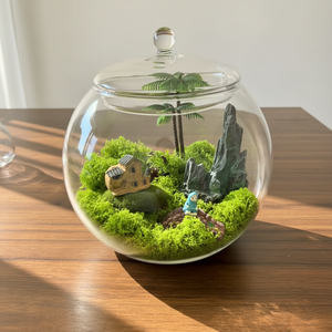 Moderno y Elegante Florero Redondo <span class=keywords><strong>de</strong></span> Vidrio Transparente, Pecera, <span class=keywords><strong>Centro</strong></span> <span class=keywords><strong>de</strong></span> <span class=keywords><strong>Mesa</strong></span> para Decoración <span class=keywords><strong>de</strong></span> Bodas y Hogar - Product Image 5