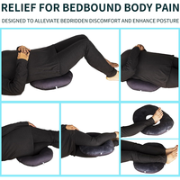 Coussin anti-escarres respirant pour hémorroïdes, chirurgie de la prostate, chaise de bureau, escarres, coussin de siège souple pour soulager la douleur du coccyx
