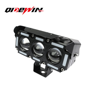 Qideguan 3-Eye Motorcycle <b>Spotlight</b> LED Single Row IP67 DC9V-60V - Product Image 1