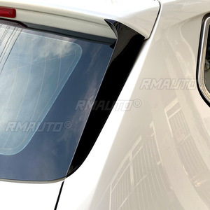 สปอยเลอร์ข้างกระจกหลังรถยนต์สีดำเงา 2 ชิ้น สำหรับ BMW X3 F25 2011 2012-2017 อุปกรณ์ตกแต่งรถยนต์ - Product Image 4