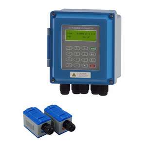 Digitale Ultrasone Waterdebietmeter Wandklem Op TM-1 Transducer DN50mm-700 TUF-2000B Stroommeter Rs485 <span class=keywords><strong>Ip67</strong></span> Bescherming - Product Image 1