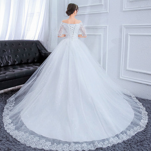Nuovi <span class=keywords><strong>Abiti</strong></span> da Sposa Bianchi di Alta Gamma 2025 - Product Image 1