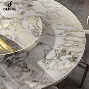 Muebles para el hogar, mesa de comedor con marco de acero inoxidable con piedra superior sinterizada, <span class=keywords><strong>Lazy</strong></span>, 2022 - Product Image 3