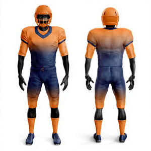 Maillot de football américain pour hommes et femmes, tenue d'équipe, dernier design, manches courtes, personnalisable, respirant - Product Image 1