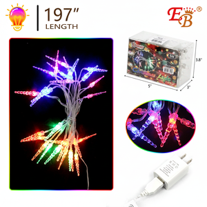 197 "USB ชาร์จ5เมตรไฟคริสต์มาส Icey 36ชิ้น /cs - Product Image 4