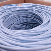 Cable de Red Ethernet Cat5e, Cable LAN de 0.50mm CCA 24awg 4pr 305m UTP FTP 1000ft, Cable de Red Interior Cat5e