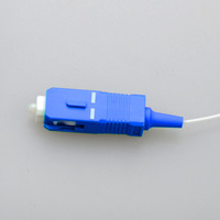 Precio de fábrica MINI PLC tipo divisor de fibra óptica 1:8 Mini tubo de acero 1x8 vías SC UPC PC conector equipo óptimo