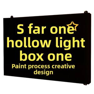 Hollow LED Acrylic biển quảng cáo <span class=keywords><strong>retro</strong></span> kim loại cửa trong nhà ngoài trời quảng cáo <span class=keywords><strong>lightbox</strong></span> với sáng từ - Product Image 5
