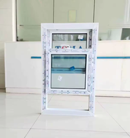 Ventanas de PVC de Alta Calidad NFRC AS2047 CE TOMA, Ventanas Corredizas de Doble Acristalamiento UPVC, Ventanas Abatibles, Ventana Arqueada UPVC