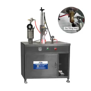 गर्म बिक्री Aile कंपनी अर्द्ध ऑटो एयरोसोल गैस बूस्टर पंप मैनुअल एयरोसोल कर सकते हैं के लिए एलपीजी गैस भरने की मशीन