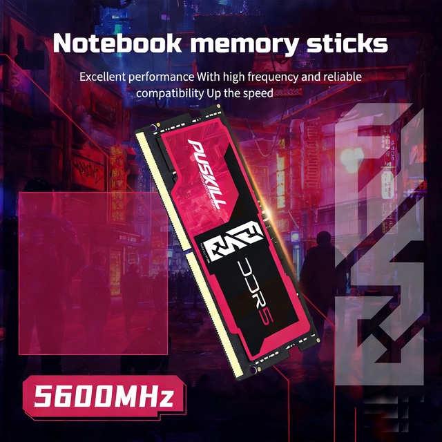 High Speed DDR5 Laptop Memory Module 16GB/32GB/64GB RAM Stable Performance Low Power Gaming Notebook Upgrade