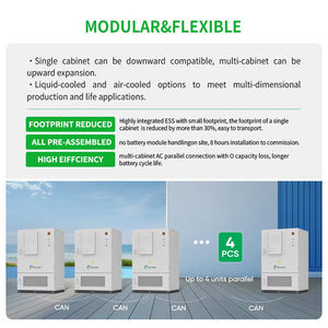 Deye 50kw 75Kw 100kw năng lượng mặt trời hệ thống năng lượng tủ với HV Pin 100kwh 215kwh 500kwh Kit - Product Image 4