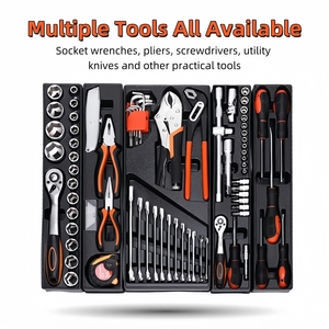 85PC Đa Chức Năng Xe Công Cụ Bảo Trì Kit Sắt Thân Cây Trường Hợp Cutter Kết Hợp Máy Xay Wrenches Cho Kim Loại Sơn-OEM - Product Image 4