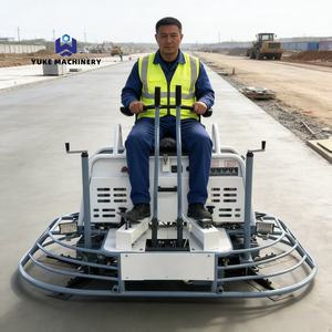 آلة تسوية الخرسانة التي تعمل بالبنزين 80/100/120 سم، آلة تسوية الأرض التي يتم ركوبها للبناء - Product Image 1