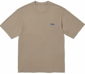 Ingrosso stile alla moda Oversize personalizzato con Logo di stampa ricamato da uomo estivo manica corta in bianco t-shirt