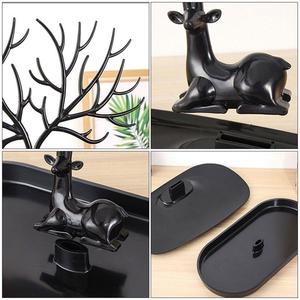 Jewelry <b>Display</b> Stand Tray Tree Storage Racks Earrings Necklaces Rings Jewelry Boxes <b>Case</b> Desktop Organizer Holder Make up Decor - Product Image 3