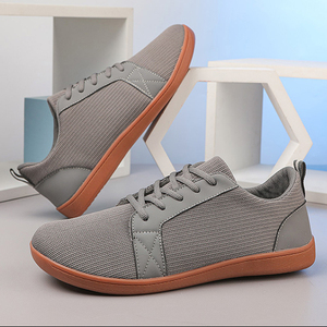 Chaussures de sport unisexes pieds nus à bout large, protection des orteils, à lacets, semelle souple antidérapante, chaussures de ville décontractées pour hommes et femmes - Product Image 1