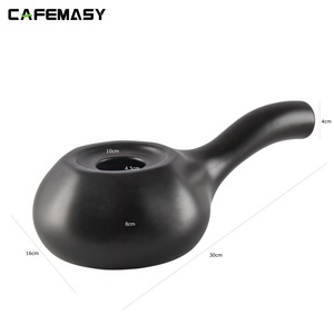 Hàn Quốc Phong Cách Tự Chế Cà Phê Rang Xay Nồi Màu Đen Gốm Máy Rang Cà Phê Cà Phê Rang Xay Công Cụ - Product Image 5