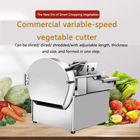 Cortadora de Verduras Multifuncional Totalmente Automática para Rebanar, Triturar y Cortar en Cubos - Ajo, Cebollino, Chile