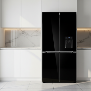 Refrigerador <span class=keywords><strong>de</strong></span> 4 Puertas con Panel <span class=keywords><strong>de</strong></span> Vidrio <span class=keywords><strong>de</strong></span> 520 L, Puerta Francesa, <span class=keywords><strong>Inverter</strong></span>, Sin Escarcha, Acero Inoxidable, con <span class=keywords><strong>Dispensador</strong></span> <span class=keywords><strong>de</strong></span> <span class=keywords><strong>Agua</strong></span> y LED - Product Image 3