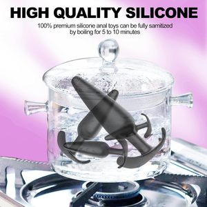 Jouets anaux en silicone personnalisés AITT de bonne qualité, jouets sexuels pour hommes et femmes, stimulation de l'<span class=keywords><strong>anus</strong></span>, masturbation masculine - Product Image 5