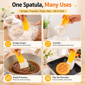 Raclette en silicone souple robuste, multi-usages, pour nettoyage de vitres sans traces, mini, pour la maison et la cuisine, directement de l'usine - Product Image 4