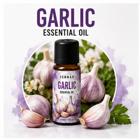 Extrait d'ail essentiel 100% naturel et biologique de qualité alimentaire, huile d'ail en vrac pour les cheveux
