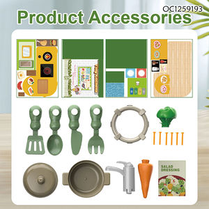 Rompecabezas Educativos <span class=keywords><strong>de</strong></span> Cartón en 3D, <span class=keywords><strong>Casa</strong></span> <span class=keywords><strong>de</strong></span> Muñecas en Miniatura, Juego <span class=keywords><strong>de</strong></span> Cocina para Niñas, Kit con Utensilios <span class=keywords><strong>de</strong></span> Cocina - Product Image 6