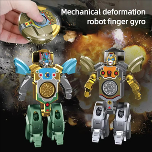 Juguetes Antiestrés Sensoriales de Plástico para Adultos y Niños: Robots Mecánicos Deformables, Fidget Spinners y Giroscopios - Product Image 2