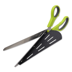 Pizza Cutter <b>Scissors</b> Stainless Steel Greenish Gray Straight Head <b>Kitchen</b> Tool For Home Use - Product Image 2