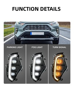 Luces de Circulación Diurna <span class=keywords><strong>MRD</strong></span> para Toyota RAV4 2018-2022, Luces Antiniebla LED para Automóvil, Lámpara LED para Parachoques Delantero - Product Image 2