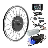 Kit de conversion de vélo électrique australien 2000W, moteur à entraînement direct 1500W, avec batterie triangulaire