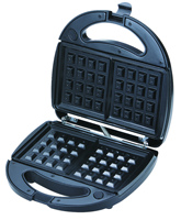 Machine à sandwich 3-en-1 à plaques interchangeables et personnalisables avec logo, certifiée CE GS RoHS LFGB ETL, pour 2 tranches – Vente en gros