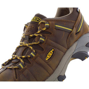 KEEN Targhee II รองเท้าผู้ชายกันน้ำสี: น้ำตาล/เหลือง | 100% ของแท้ - Product Image 3