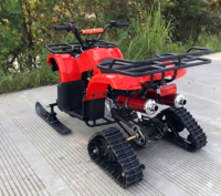 Quad 125CC 4 temps tout-terrain pour neige, plage et glace, véhicule à quatre roues pour location sur terrain enneigé