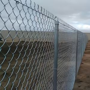 100 fit 6 fit Galvanizli Baklava Desenli Çit, Siklon Tel Örgü, PVC Siyah Vinil Kaplı Zincir Bağlantılı Çit Rulosu, Çiftlik ve Çiftlikler İçin - Product Image 1