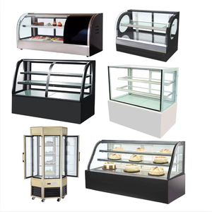 Mini étagère tournante en marbre pour hôtel, présentoir rond pour gâteaux, mini vitrine blanche pour comptoir de boulangerie et pâtisserie - Product Image 1