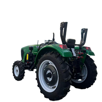 Tracteur agricole diesel 4x4 certifié CE 504 50HP avec charrue, herse et semoir
