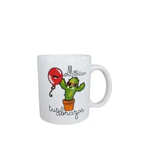 Chất Lượng Tốt Khuyến Mại Mug Gốm Biểu Tượng Tùy Chỉnh Decal In Xương Mới Trung Quốc 8Oz 11Oz 12Oz 16Oz Sứ Cốc Cà Phê Nhỏ MOQ