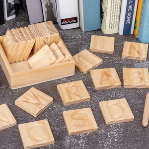 Tavola <span class=keywords><strong>in</strong></span> Legno con Lettere Maiuscole e Minuscole dell'Alfabeto Inglese e Arabo, Gioco Educativo per Bambini, Metodo Montessori Youkebei - Product Image 1