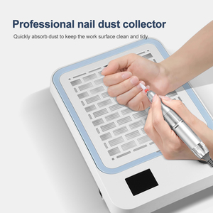 Profesional 80W silencioso fuerte colector de polvo de uñas Motor sin escobillas cuadrado plástico 80W silencioso fuerte Stofcollector Voor Pantser - Product Image 6
