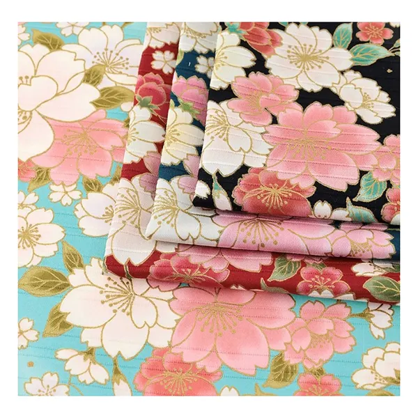 Wholesale high quality cotton printed fabric Japanese cloth for girls