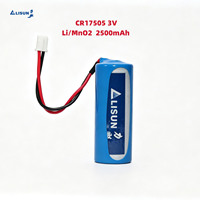 Batterie au lithium de remplacement CR17505 3V 2500mAh Li-MnO2, pile primaire avec connecteur PH XH SPM 51005