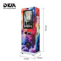 Distributeur automatique de cigarettes et de snus DKM avec écran tactile intelligent, service en libre-service, caméra de vérification d'âge