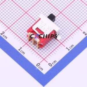 5FS1S102MZRES Slide Switch SMD Switch Single Pole Double Throw Rectangle Pin Header SMD Tab 10.16mm - Product Image 1