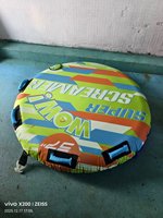 APEX Jouets aquatiques gonflables, bouée de ski tractée, équipement de divertissement, matériau PVC, capacité 100-500 kg, <5 passagers