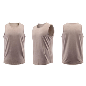 Summer Three Colors Side Split Lightweight Men Quick Dry <b>Running</b> <b>Singlet</b> Custom Printed Marathon tank Top - Product Image 6