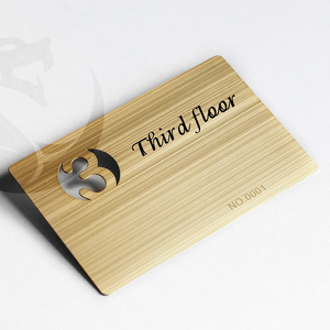 Tarjetas de Visita Promocionales de Metal Bronceado Tormany, Precio Económico al por Mayor, Impresión Serigráfica, Logotipo en Relieve Personalizado, Acero Inoxidable - Product Image 4